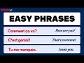Short and easy phrases in french used everyday