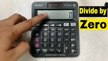 What Happens if We divide by ZERO on Simple Calculator