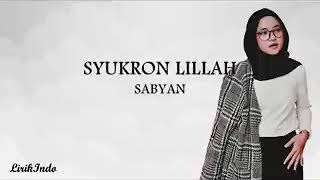 Sabyan  Syukron Lillah