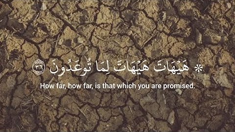 وَلَقَدْ أَرْسَلْنَا نُوحًا إِلَىٰ قَوْمِهِۦٓ | سورة المؤمنون ياسر الدوسري