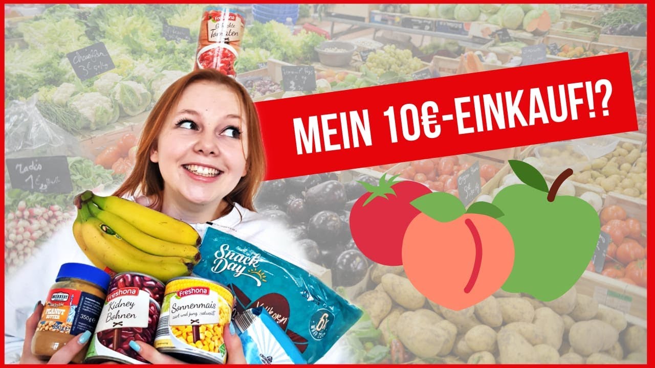 Veganer Einkauf für nur 10€!?!? | Leben am Limit - YouTube