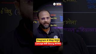 Diagram व Map मधून Concept कसे Strong करणार 🌍 #Shorts #Geography #MPSC2026 #MPSCWallah