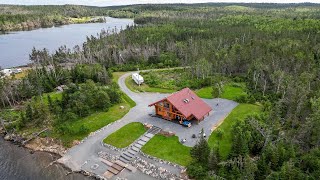 Rustic Elegance in Cape Breton Island: Handcrafted Log Home Tour / real estate