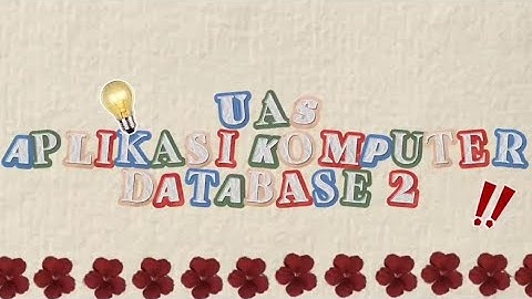 Laporan Keuangan Aplikasi Sewa Alat Musik | Aplikasi Komputer Database II