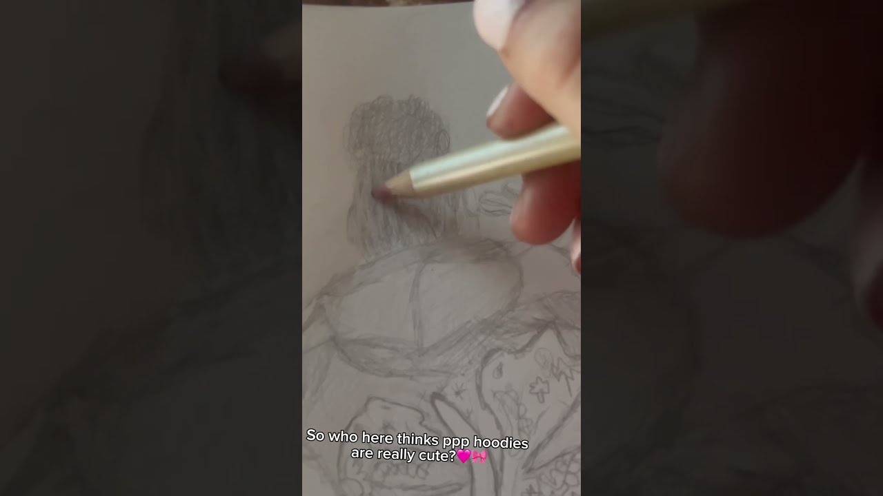 Plssss Yall This Took Forever Pinkpalmpuffhoodie Viralvideo Drawing Edit