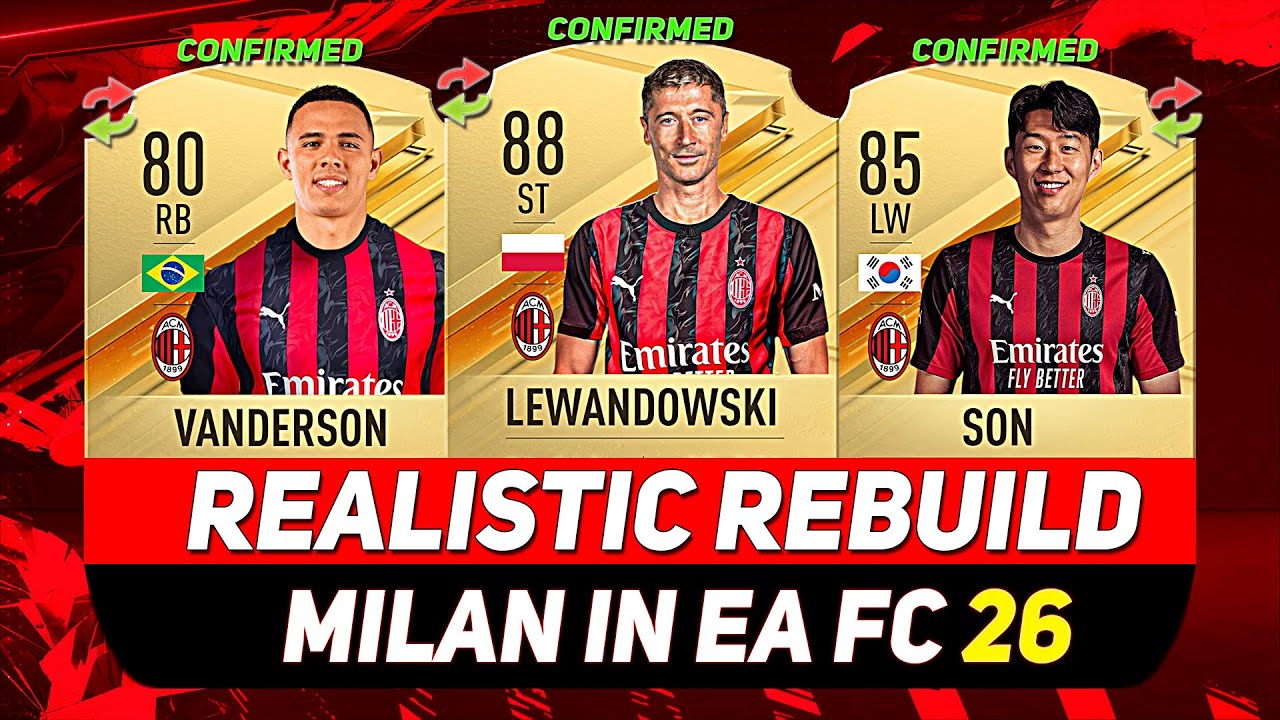 🏆РЕАЛИСТИЧНАЯ ПЕРЕСТРОЙКА «МИЛАНА» В РЕЖИМЕ КАРЬЕРЫ EA FC 26! С УЧАСТИЕМ ВАНДЕРСОНА, ЛЕВАНДОВСКИ,...