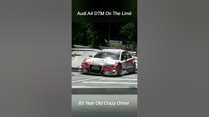 AUDI A4 DTM On The Limit || 65 Year Old Insane Racer #dtm #hillclimbmonster