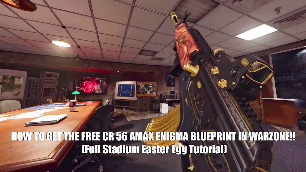 HOW TO GET THE FREE CR 56 AMAX ENIGMA BLUEPRINT IN WARZONE!! (Full