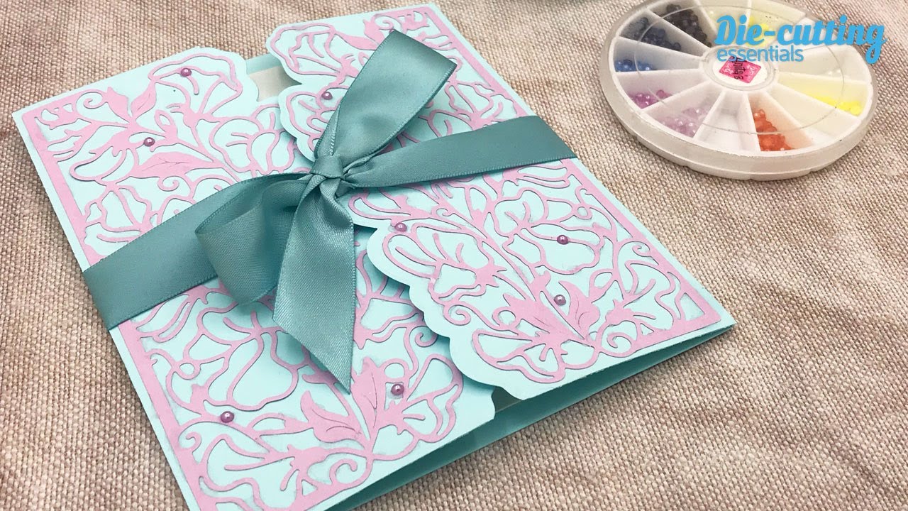 Easy Gatefold Card with Diecutting Essentials 50 YouTube