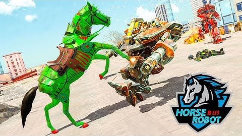 Horse Robot Bus Transform - Robot Transform Wars Sugar Rush Games Gameplay #1