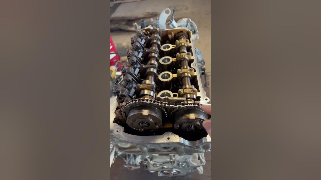 Tensioner loose- timing chain jump - YouTube