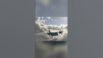 Plane through the clouds | Houdini CLOUDS Simulation #houdini #vfx #3d