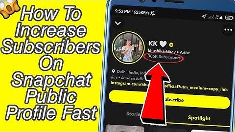 How To Get more Subscribers On Snapchat Public Profile | How To Get 10k Subscribers On Snapchat