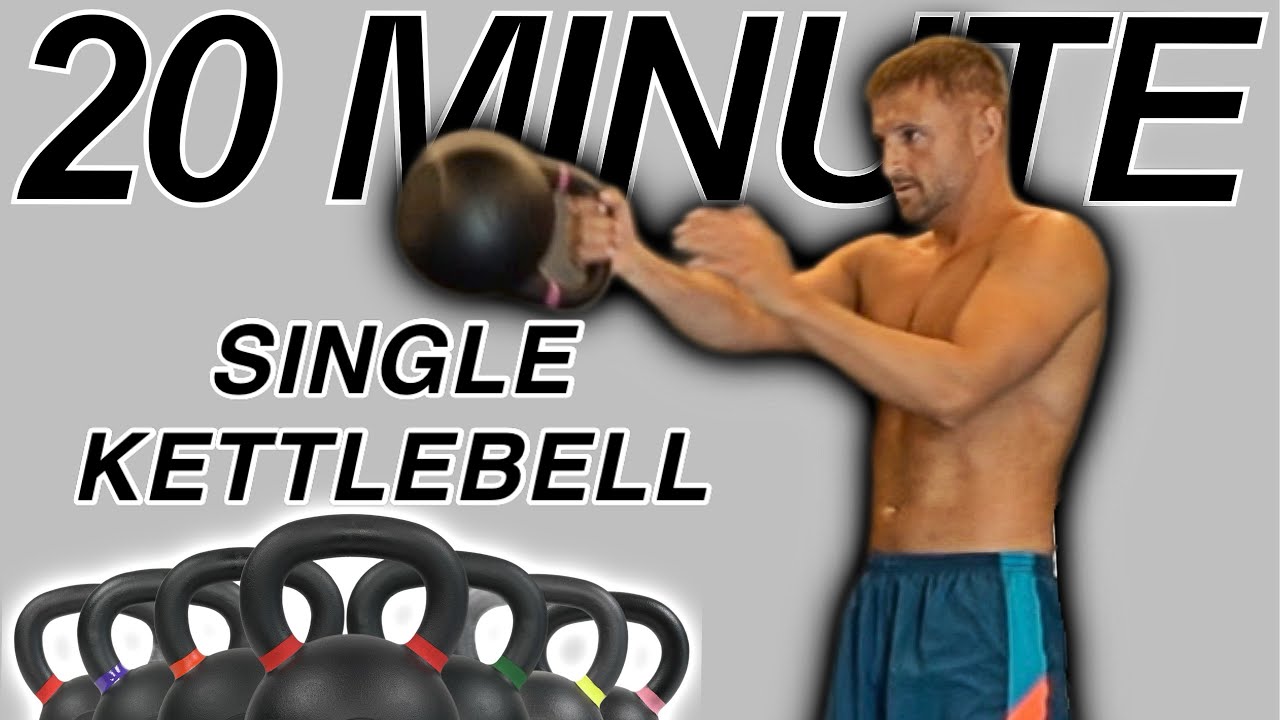 20 MIN: Full Body FAT BURNING SINGLE KETTLEBELL Workout (Sweat & Shred)