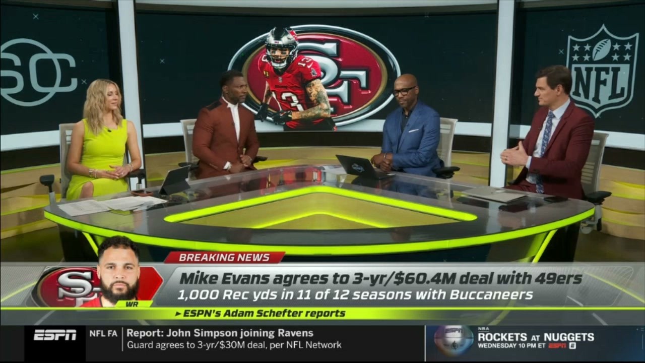 NFL Free Agency Countdown | 49ers & Mike Evans agree to deal, ending 12-year run with Buccaneers