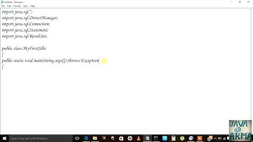 java database connectivity (jdbc)-retrieving data from table