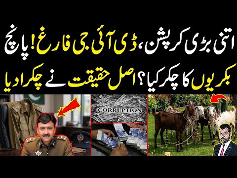 Itni bari corruption, DIG farigh, 5 goats ka chakar kya? Asal haqeeqat ny chakra dia