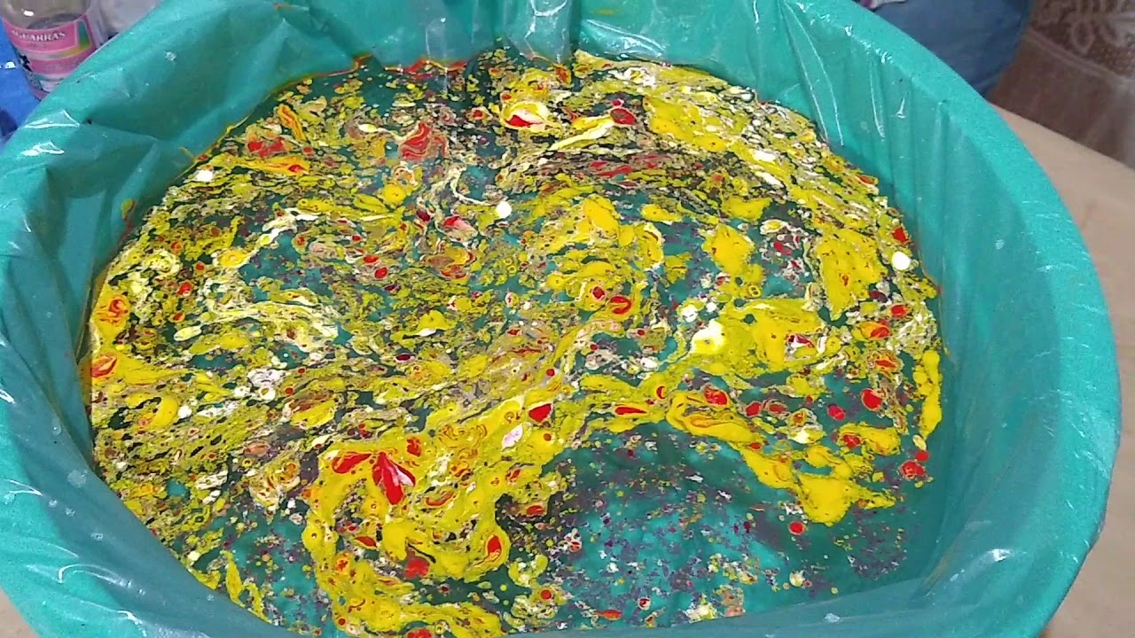 TÉCNICA DE MARMORIZADO EM PAPEL