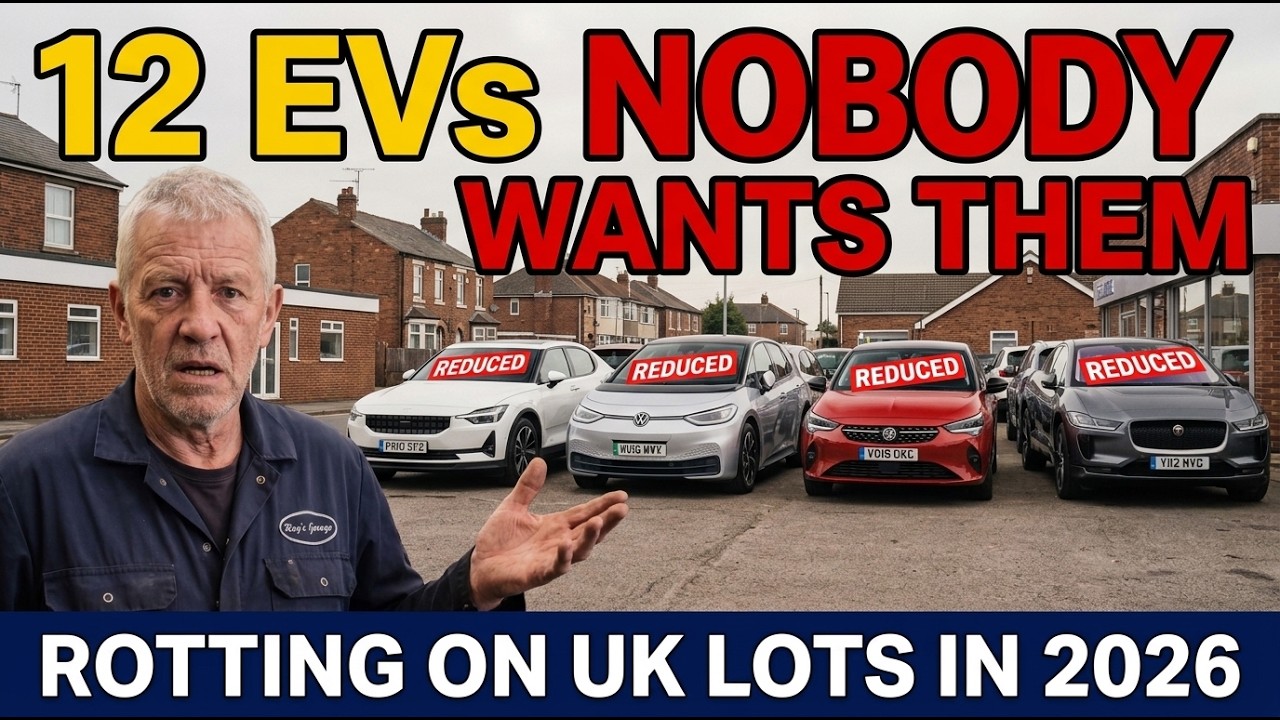 12 Electric Cars UK Dealers Can’t Sell — ROTTING on Dealership Lots in 2026