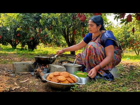 Traditional Podi Beyyam Bellappalu | Sweet in Village Farm 🌿