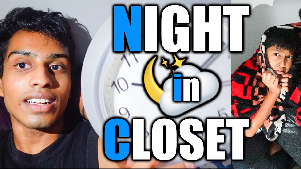 OVERNIGHT - 12 HOURS IN CLOSET CHALLENGE 😱‼️ | VelBros Tamil