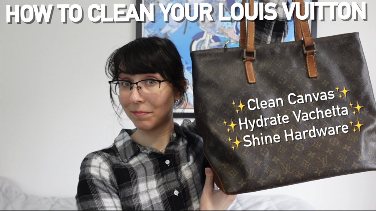 HOW TO CLEAN YOUR LOUIS VUITTON CANVAS! An easy to follow guide 😊  #bagrehab 