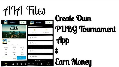Create Own Pubg Tournament App And Earn Money Mk CREATION