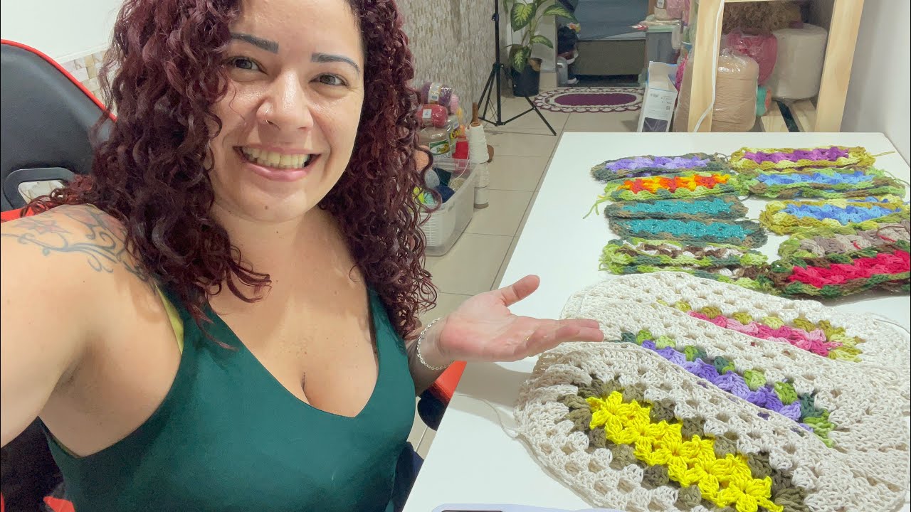 COMO CONSIGO PRODUZIR MUITO CROCHES 🤑🤑//VARIAS DICAS 🤩