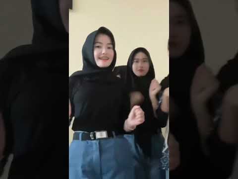 duo jilbab hitam goyang #jilbab