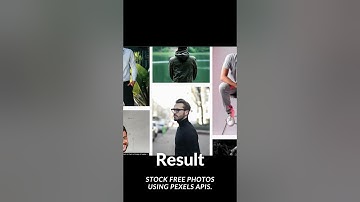 I created stock free photo search engine using PEXEL API