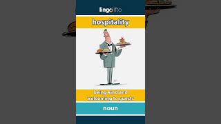Famous 🇬🇧 Hospitality Meaning : Flash Card : Learn English Vocabulary Wealth