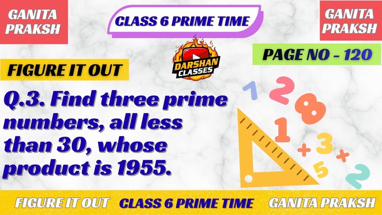 Find three prime numbers all less than 30 whose product is 1955