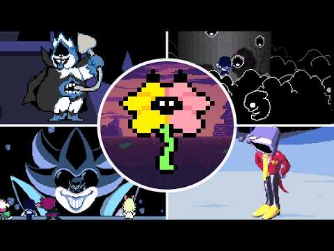 Deltarune all Bosses and Endings (Chapter 5 included)