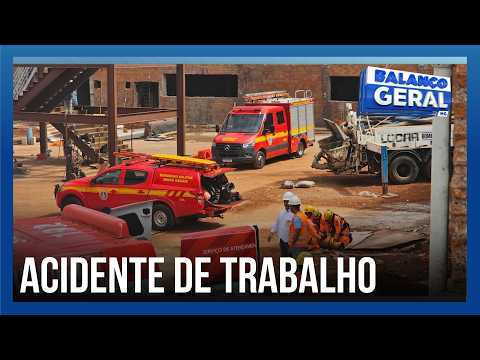 Worker falls into underground water tank while on the job in Uberlândia