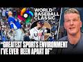 "Greatest Sports Environment I've Ever Been A Part Of" Pat McAfee Was Front Row To USA's WBC Loss