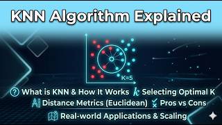 KNN Algorithm in Machine Learning | شرح كامل + اختيار K + Distance Metrics