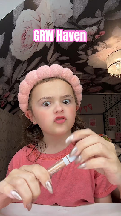 Get ready with Haven!! #GRWM #grwmskincare #kidsskincare