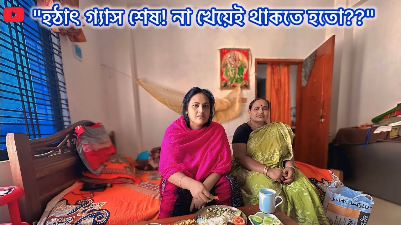 হঠাৎ গ্যাস শেষ হয়ে গেছে তাই দিদি আমাদের জন্য রান্না করে নিয়ে আসলো ❤️ || My Daily Life Vlog 