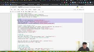 Simple python database and algotrading