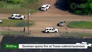 Gunman opens fire at Texas cabinet business