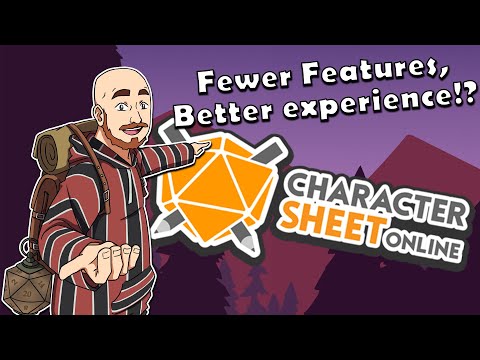 Character Sheet Online - The Simple VTT I Love