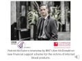 Patrick McGuire interview on financial support scheme for infected blood products