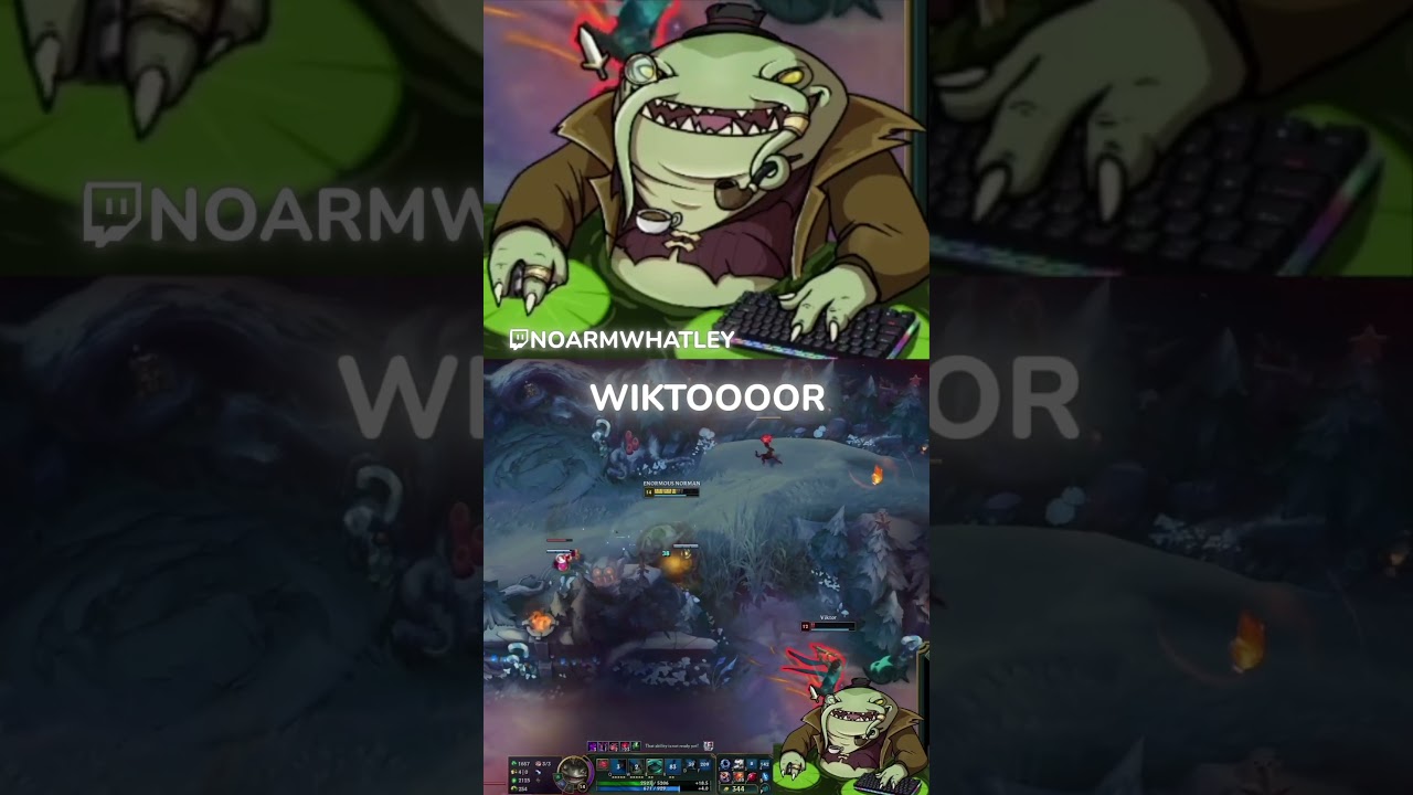 When Tahm Kench Meets Viktor #leagueoflegends #tahmkench