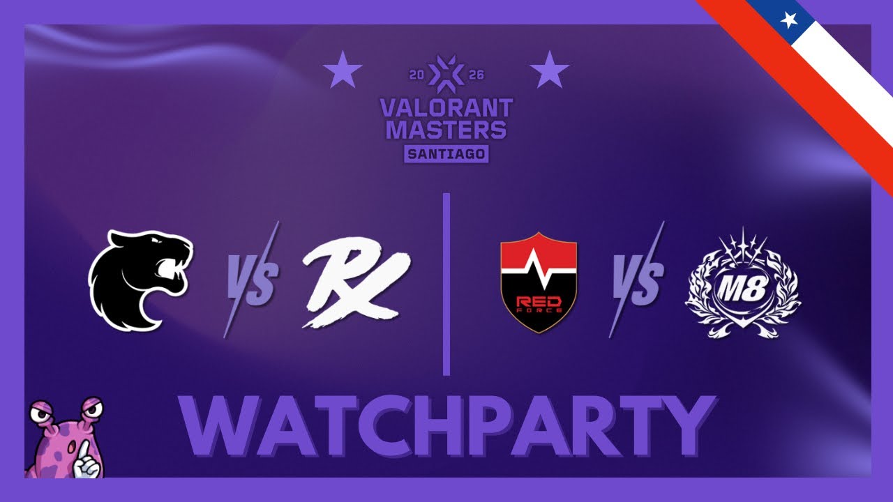 FUR vs PRX & NS vs M8 | VCT Masters Santiago Playoffs #VCTWatchParty | !patreon !socials