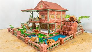 How To Build Hamster House And Fish Pond By Mini Bricks