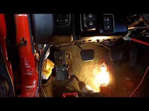 Nissan 240SX Avital Alarm installation 2 of 2 video DIY