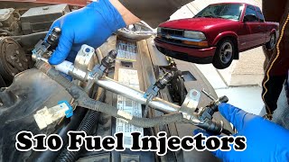 Fuel Injectors Change on a 2003 S10, Fixing a hard start.