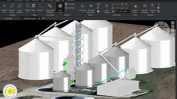 Grain system design with Ares Commander By Graebert 