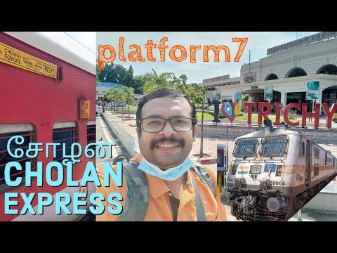 Train Journey | Tiruchchirappally to Chennai Egmore by 22676 Cholan ...
