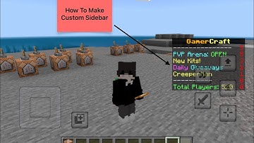 How To Make A Custom Sidebar Scoreboard In Minecraft *bedrock*